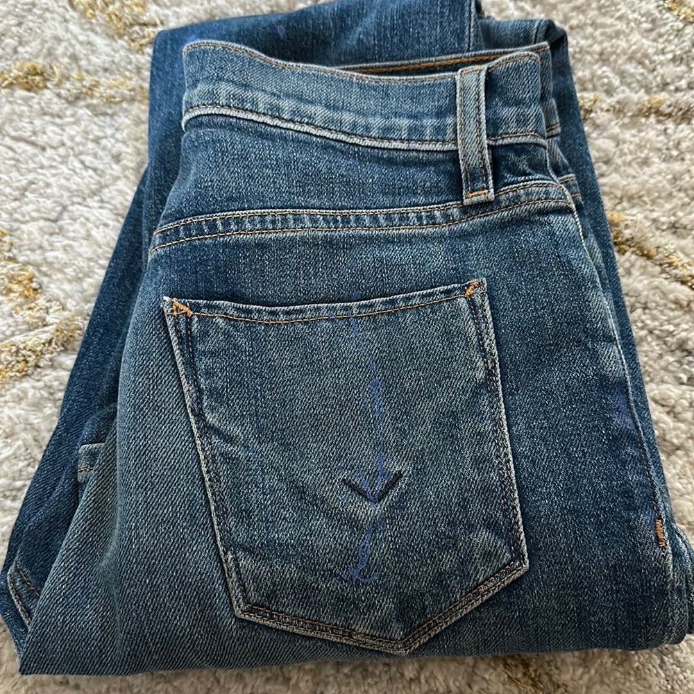 FLASH GIVE $15 !! Brand new never worn Hudson jeans size 24 Holly Straight